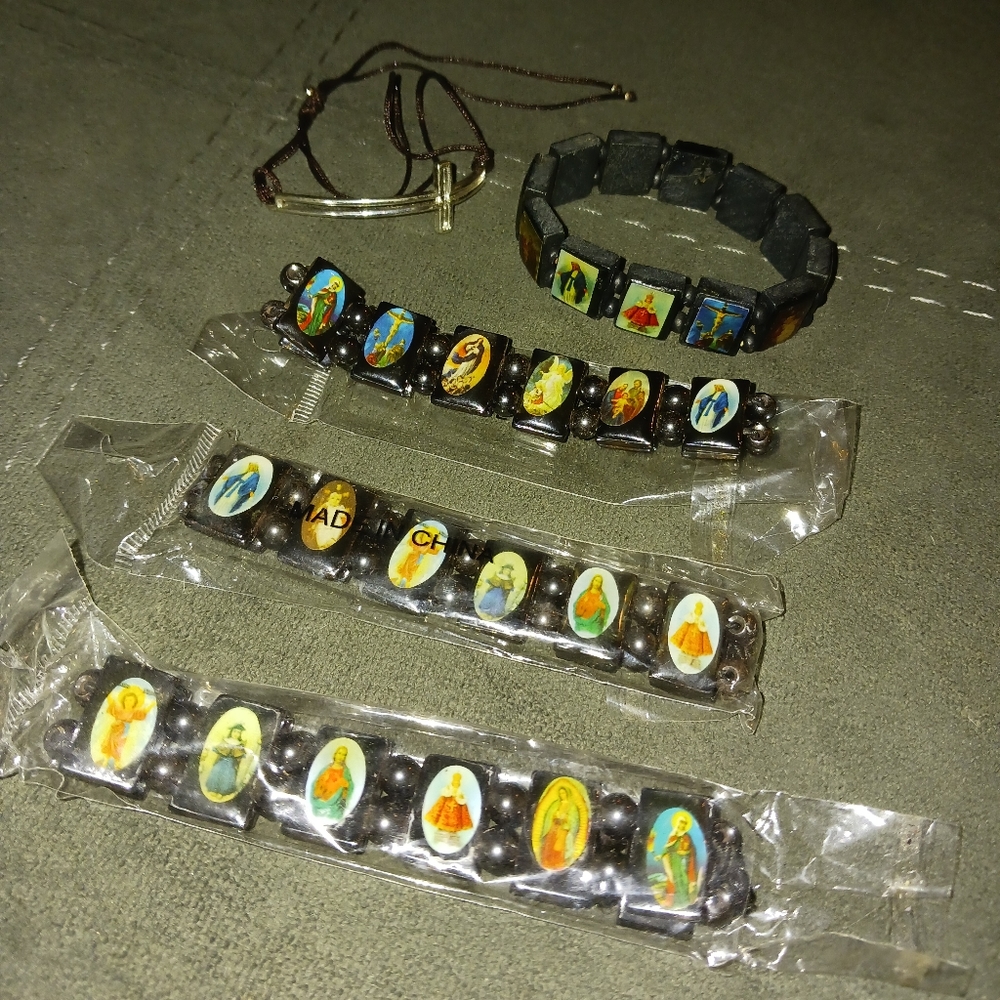 VINTAGE | Religious Bracelet Bundle (5pcs)